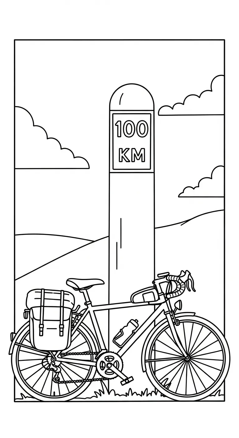 tranh tô màu Tranh Tô Màu Xe Đạp cho bé 7 tuổi
