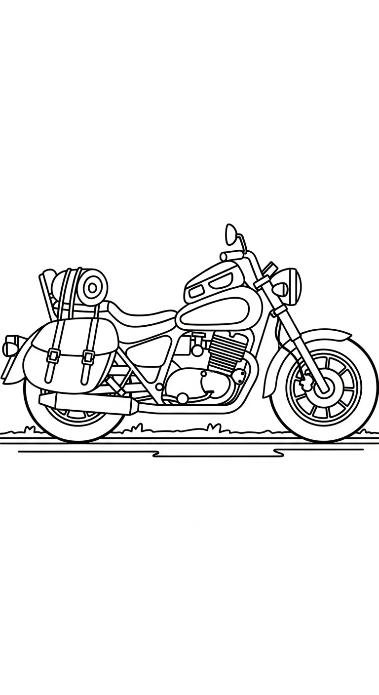 tải tranh tô màu Tranh Tô Màu Xe Máy miễn phí