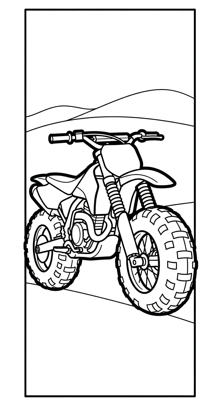 in tranh tô màu Tranh Tô Màu Xe Máy miễn phí