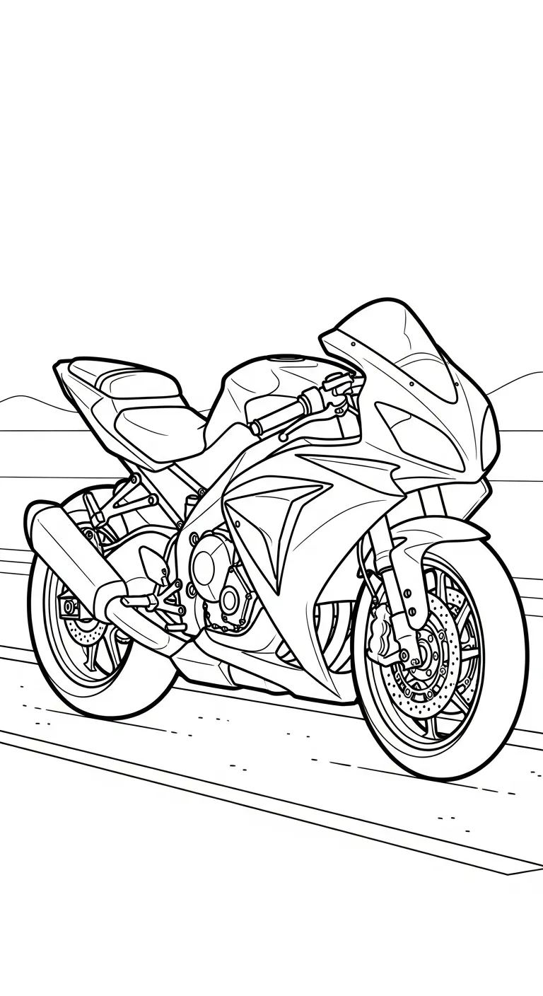 in hình tô màu Tranh Tô Màu Xe Máy