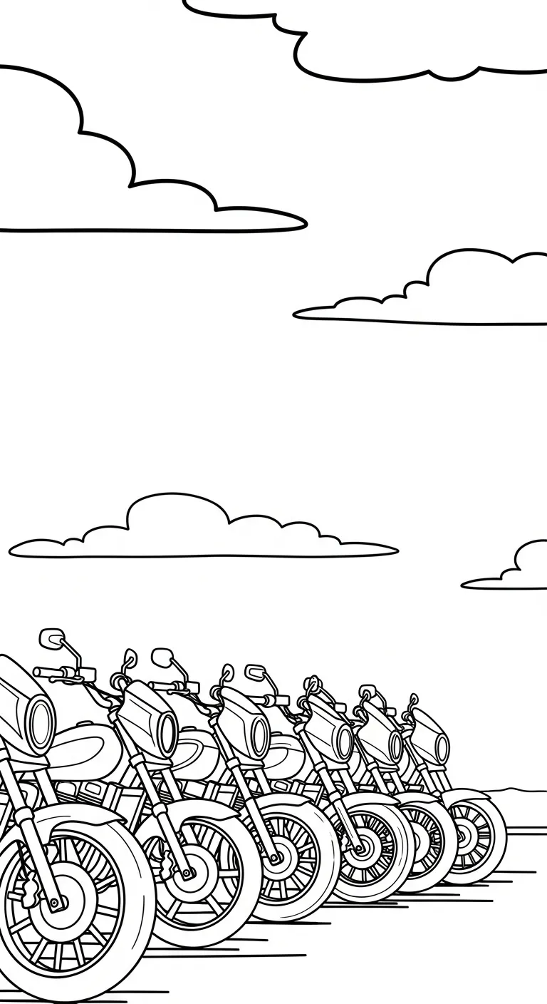 tải hình tô màu Tranh Tô Màu Xe Máy không mất tiền