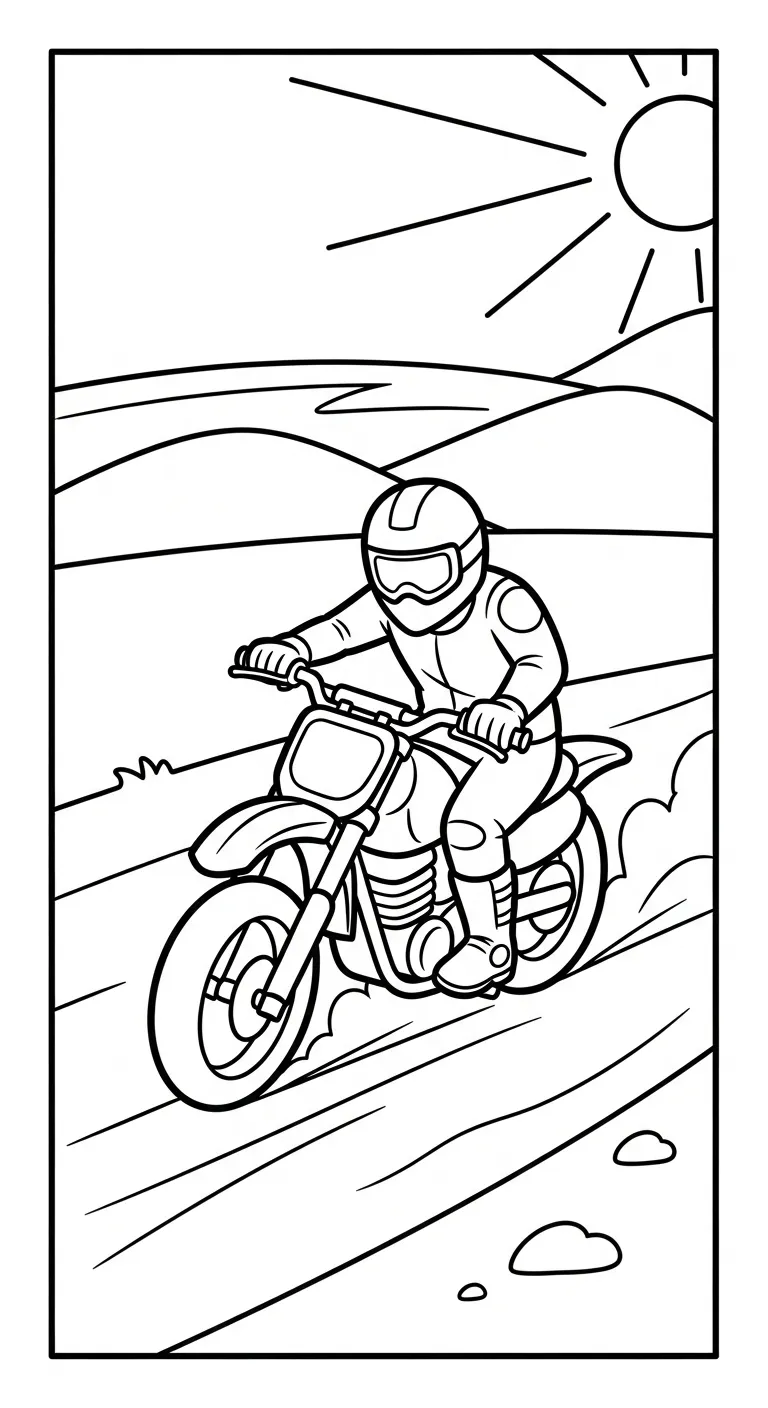 hình tô màu Tranh Tô Màu Xe Máy miễn phí