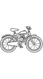 tranh tô màu Tranh Tô Màu Xe Máy miễn phí
