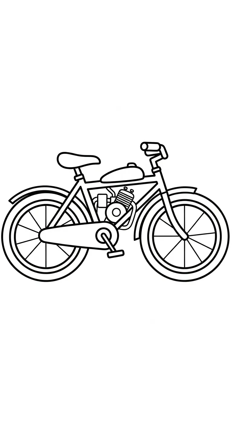 tranh tô màu Tranh Tô Màu Xe Máy miễn phí