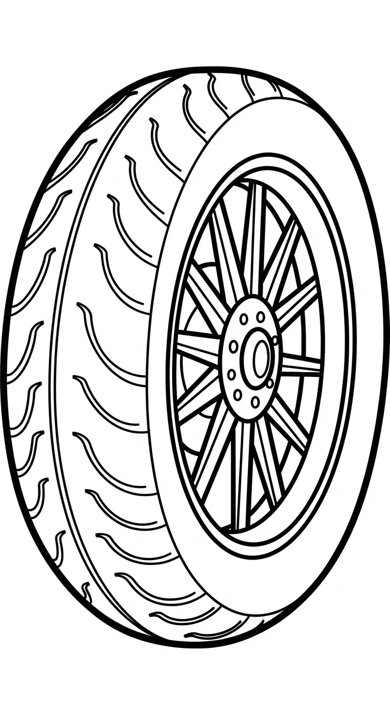 in tranh tô màu Tranh Tô Màu Xe Máy miễn phí 1