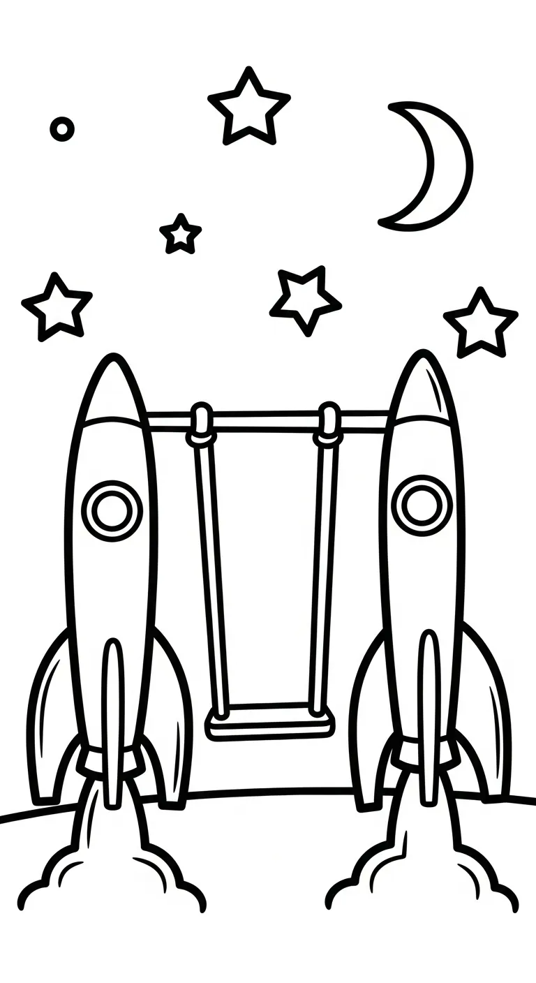 tranh tô màu Tranh Tô Màu Xích Đu pdf