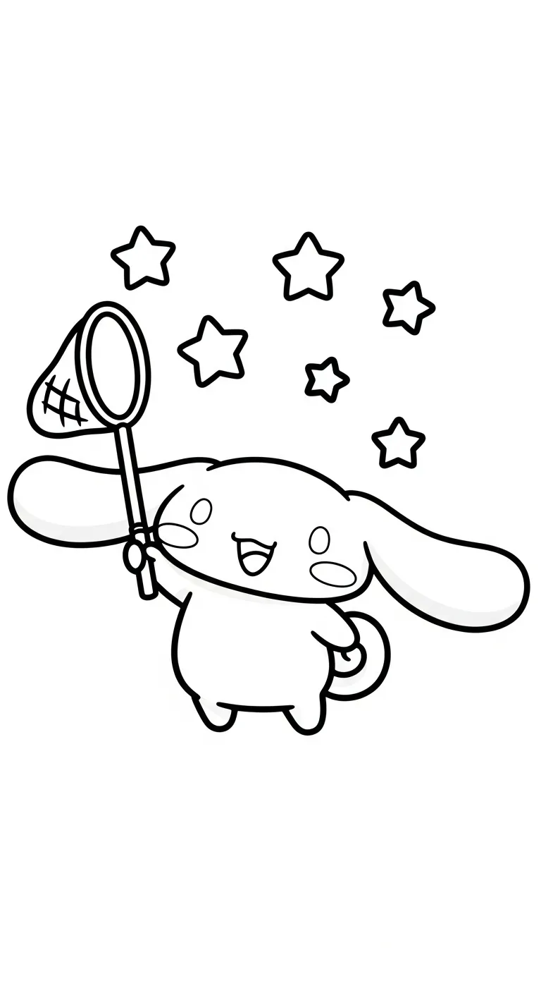 tải tranh tô màu Cinnamoroll miễn phí