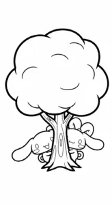 hình tô màu Cinnamoroll in ngay