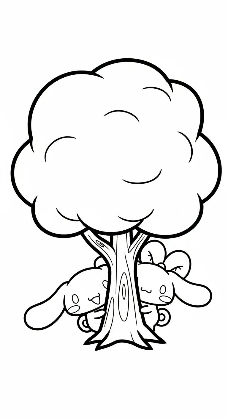 hình tô màu Cinnamoroll in ngay