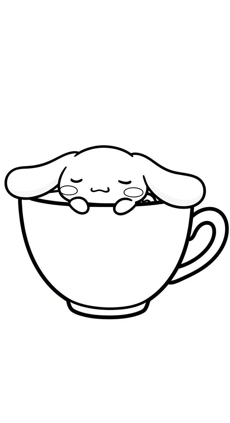 tải tranh tô màu Cinnamoroll