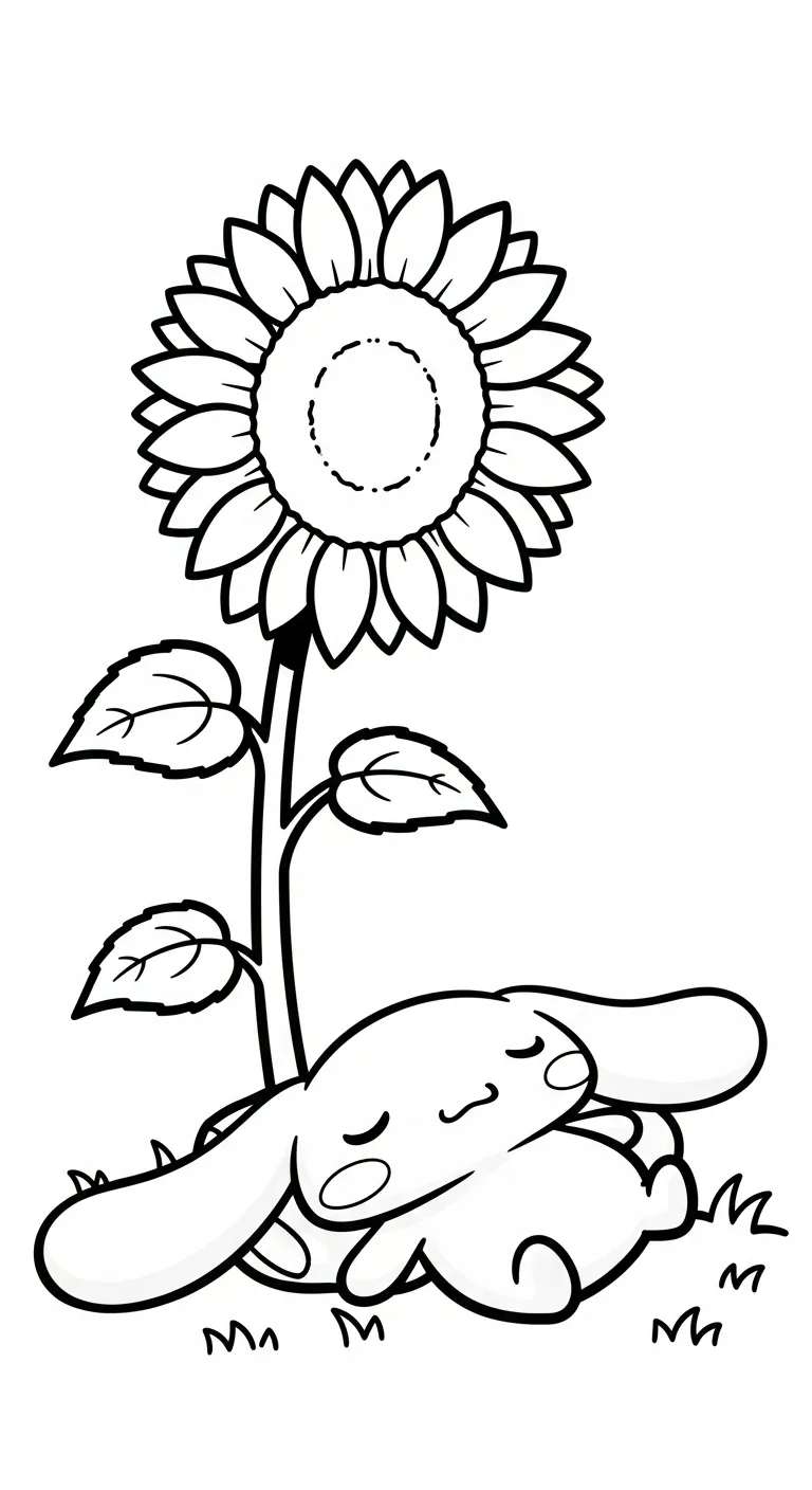 hình tô màu Cinnamoroll cho bé