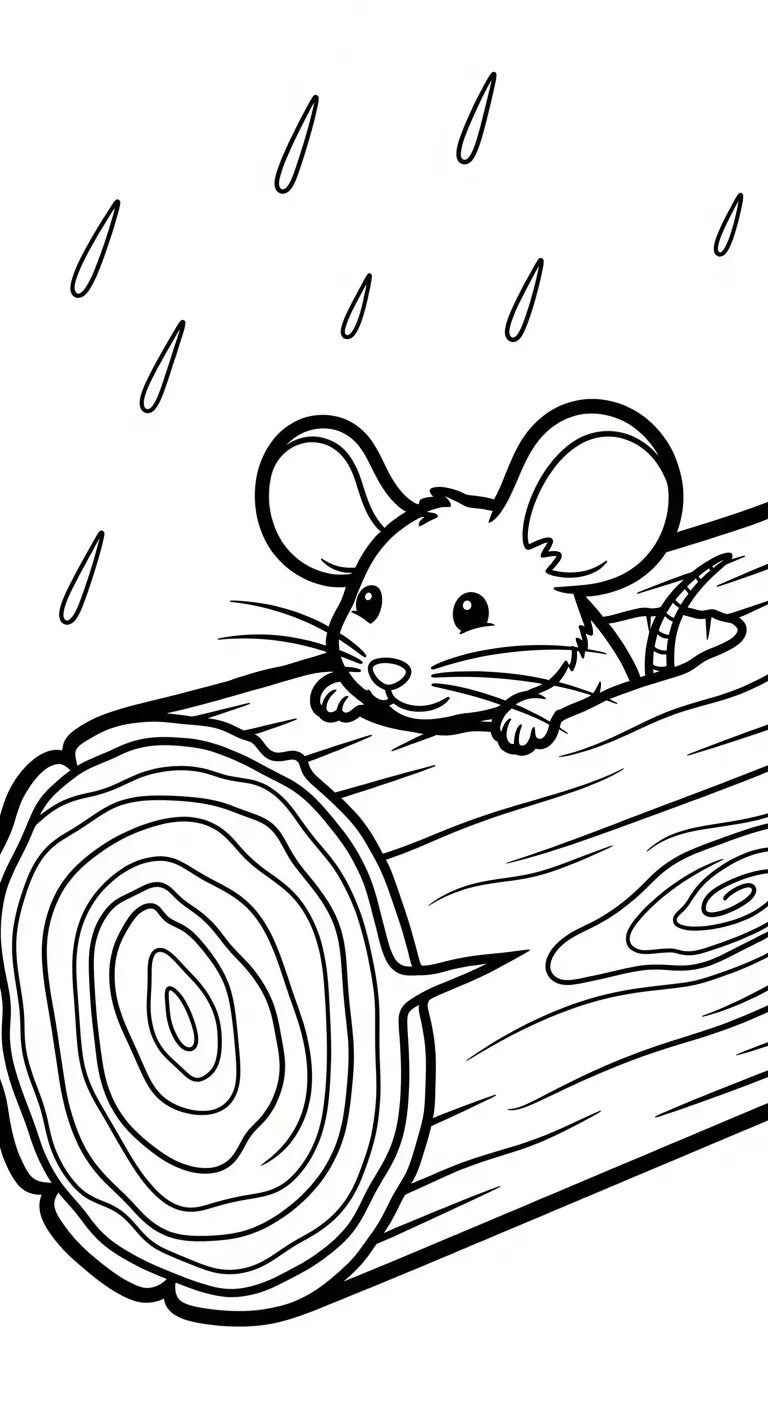 tải hình tô màu Trời Mưa chất lượng cao