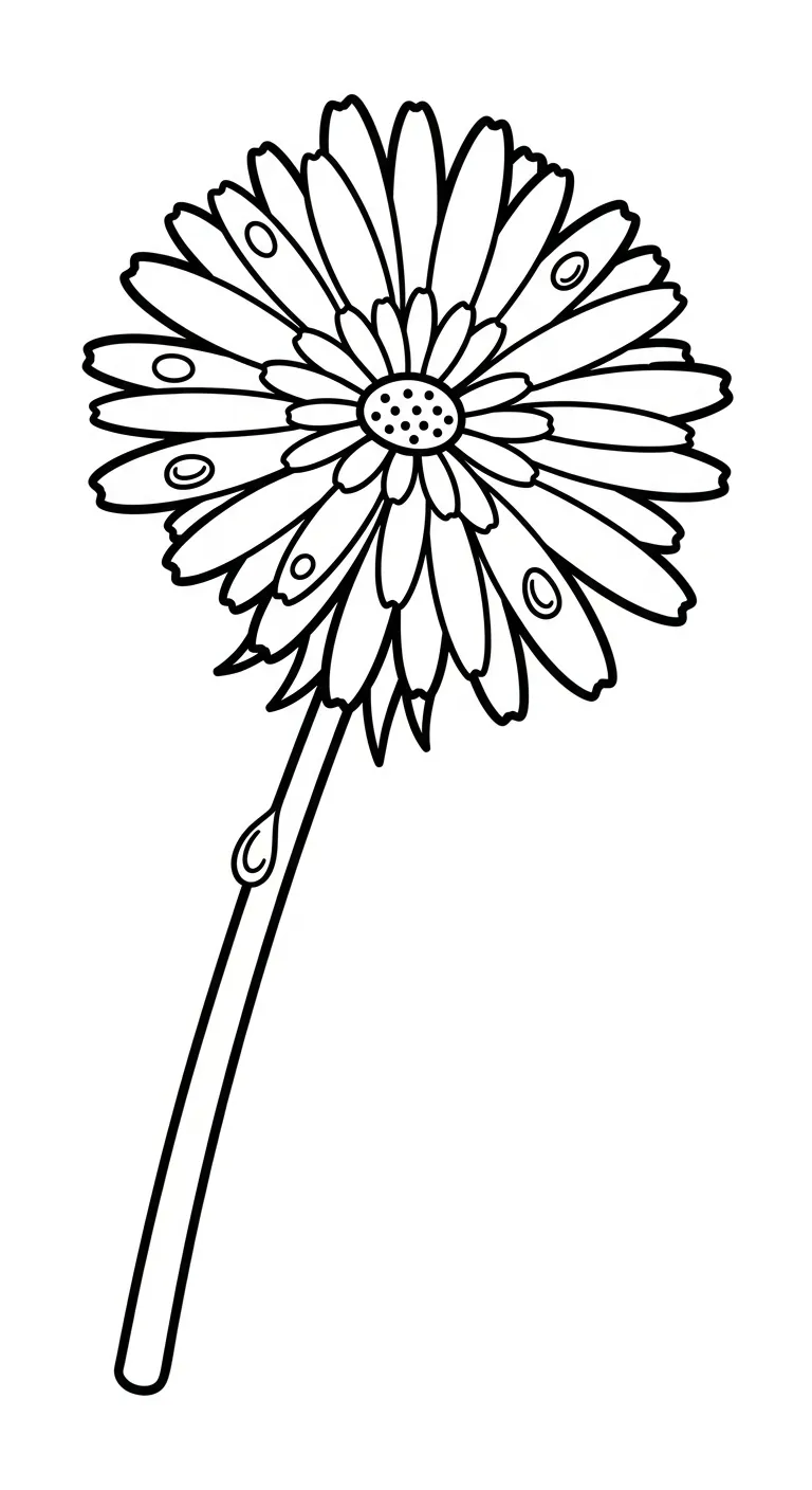 hình tô màu Trời Mưa cho bé 3 tuổi miễn phí