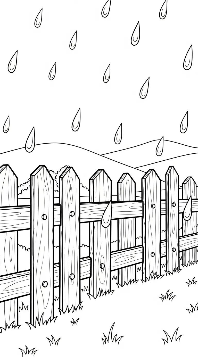 tải hình tô màu Trời Mưa không mất tiền