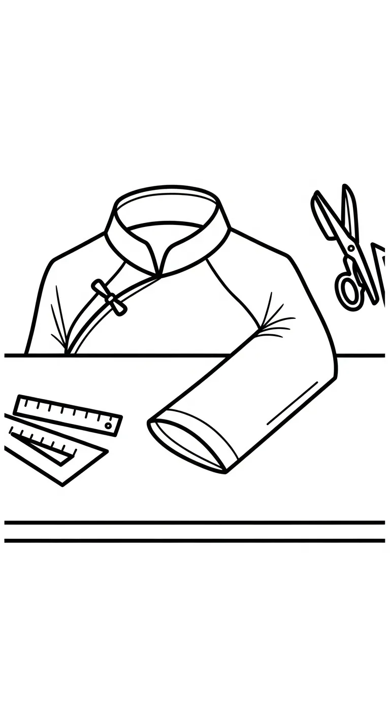 tải hình tô màu Áo Dài