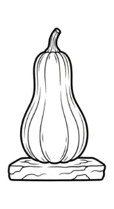 in tranh tô màu Bí Đỏ cho bé 3 tuổi