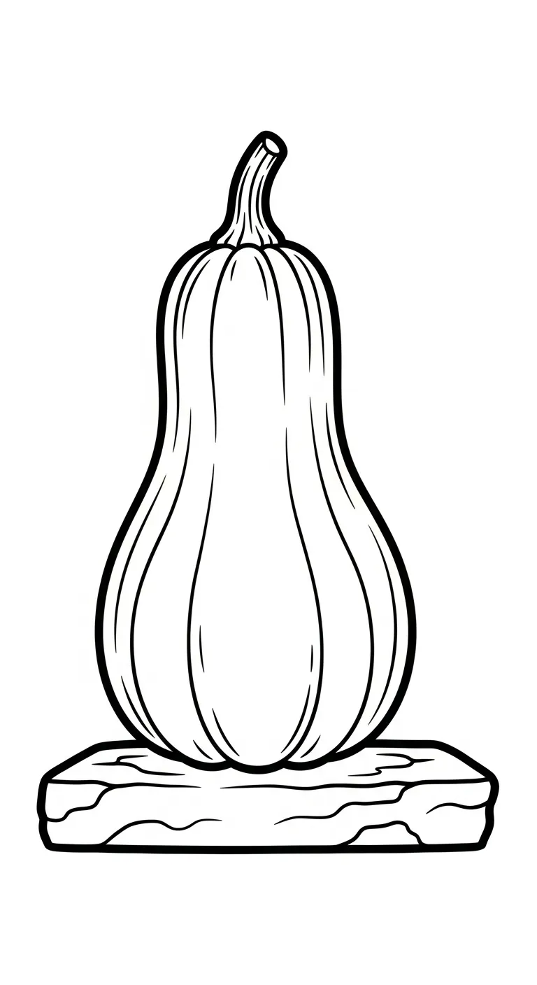 in tranh tô màu Bí Đỏ cho bé 3 tuổi