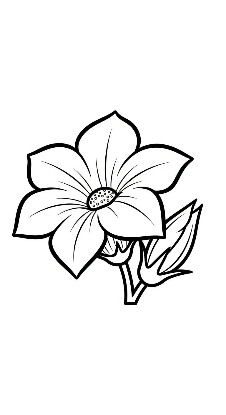 in hình tô màu Bí Đỏ cho bé 4 tuổi