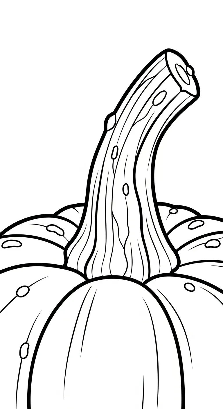 hình tô màu Bí Đỏ cho bé 3 tuổi