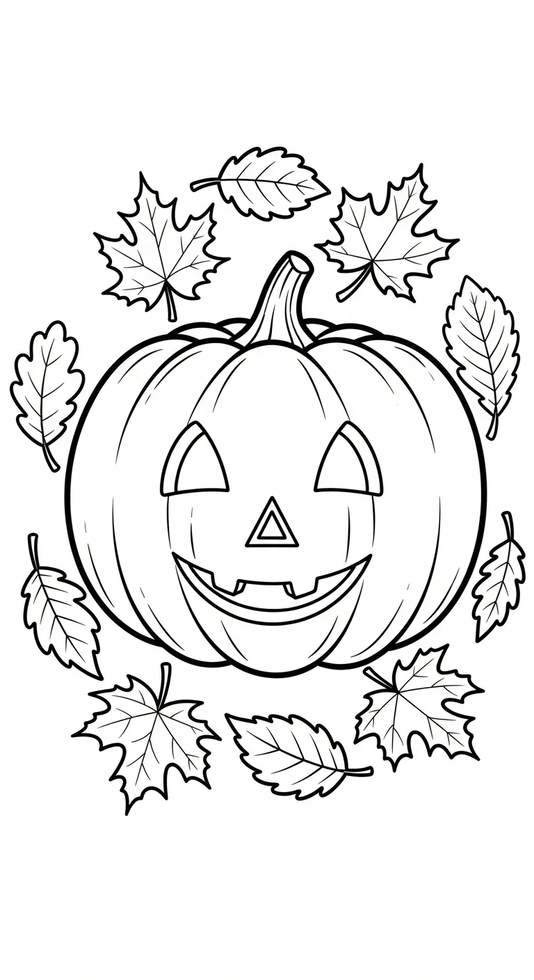 tải tranh tô màu Bí Đỏ cho bé 8 tuổi 1