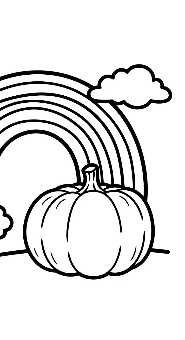 tranh tô màu Bí Đỏ cho bé 7 tuổi