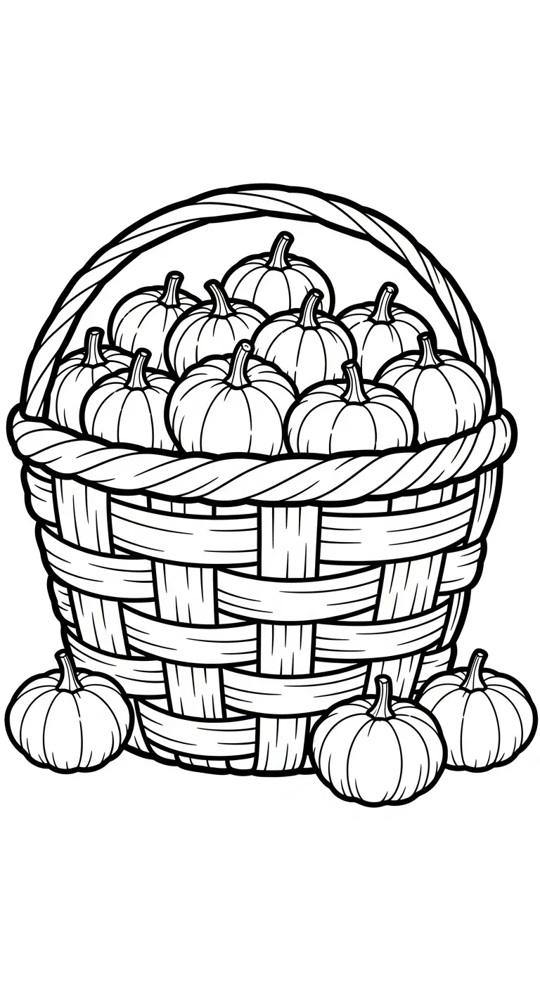 tải hình tô màu Bí Đỏ cho bé 7 tuổi