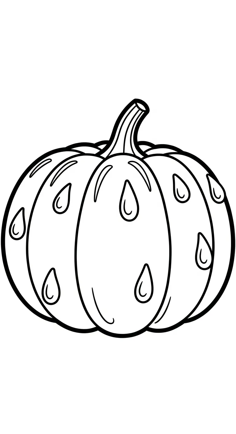 tranh tô màu Bí Đỏ tập tô