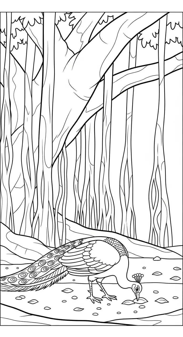 hình tô màu Công tập tô