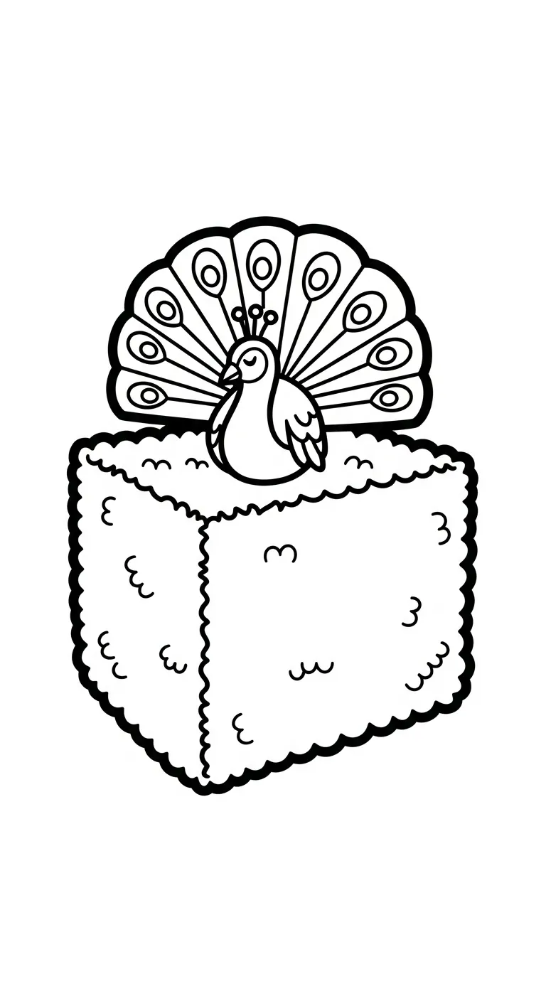 in hình tô màu Công