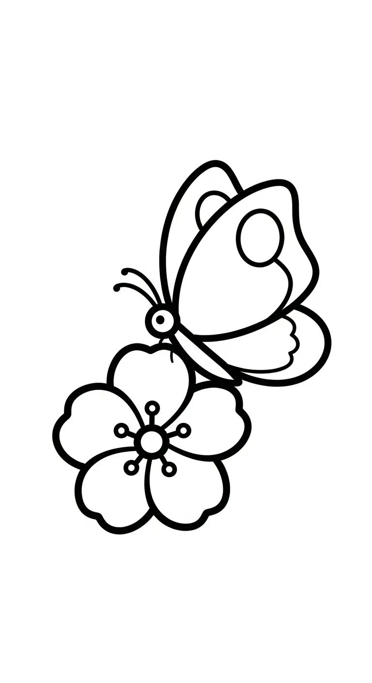 hình tô màu Hoa Mai in ngay