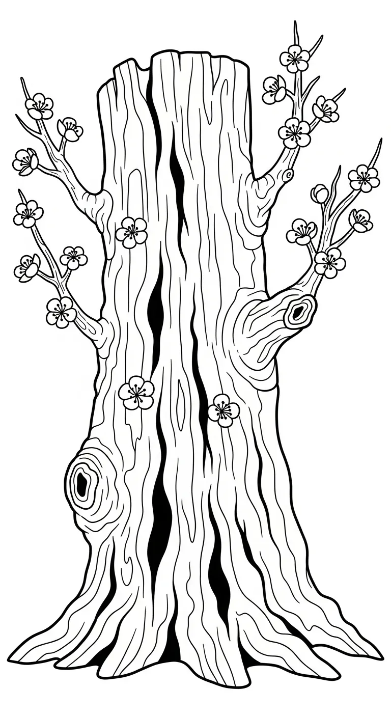 tải tranh tô màu Hoa Mai cho bé 7 tuổi 1