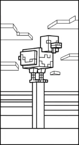 tải hình tô màu Tranh tô màu Minecraft chất lượng cao