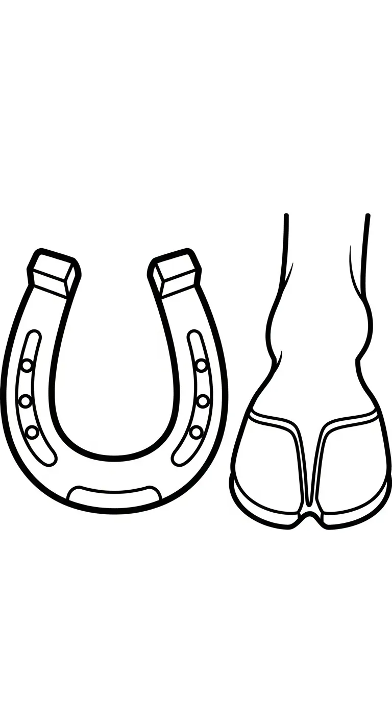 tải hình tô màu Ngựa miễn phí