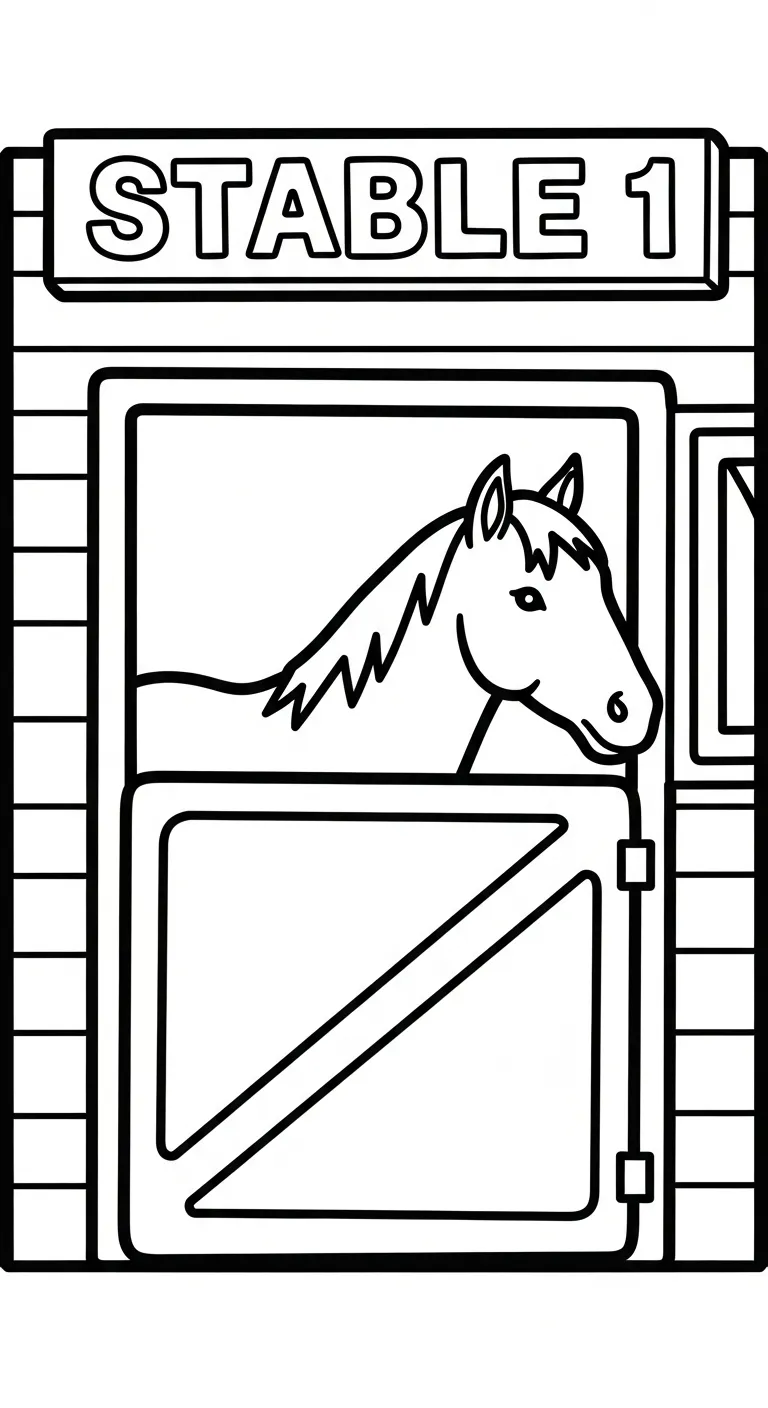 hình tô màu Ngựa cho bé mới nhất