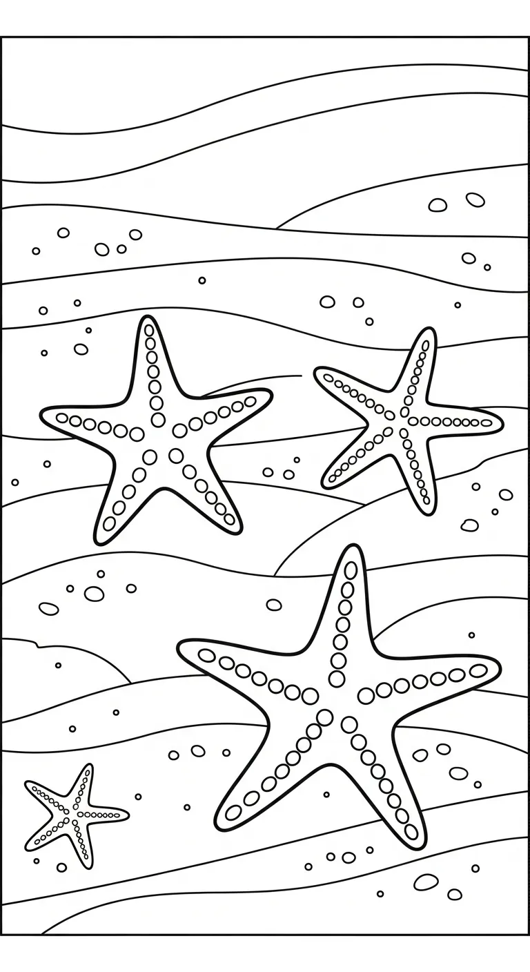 tải hình tô màu Sao Biển cho bé 7 tuổi 1