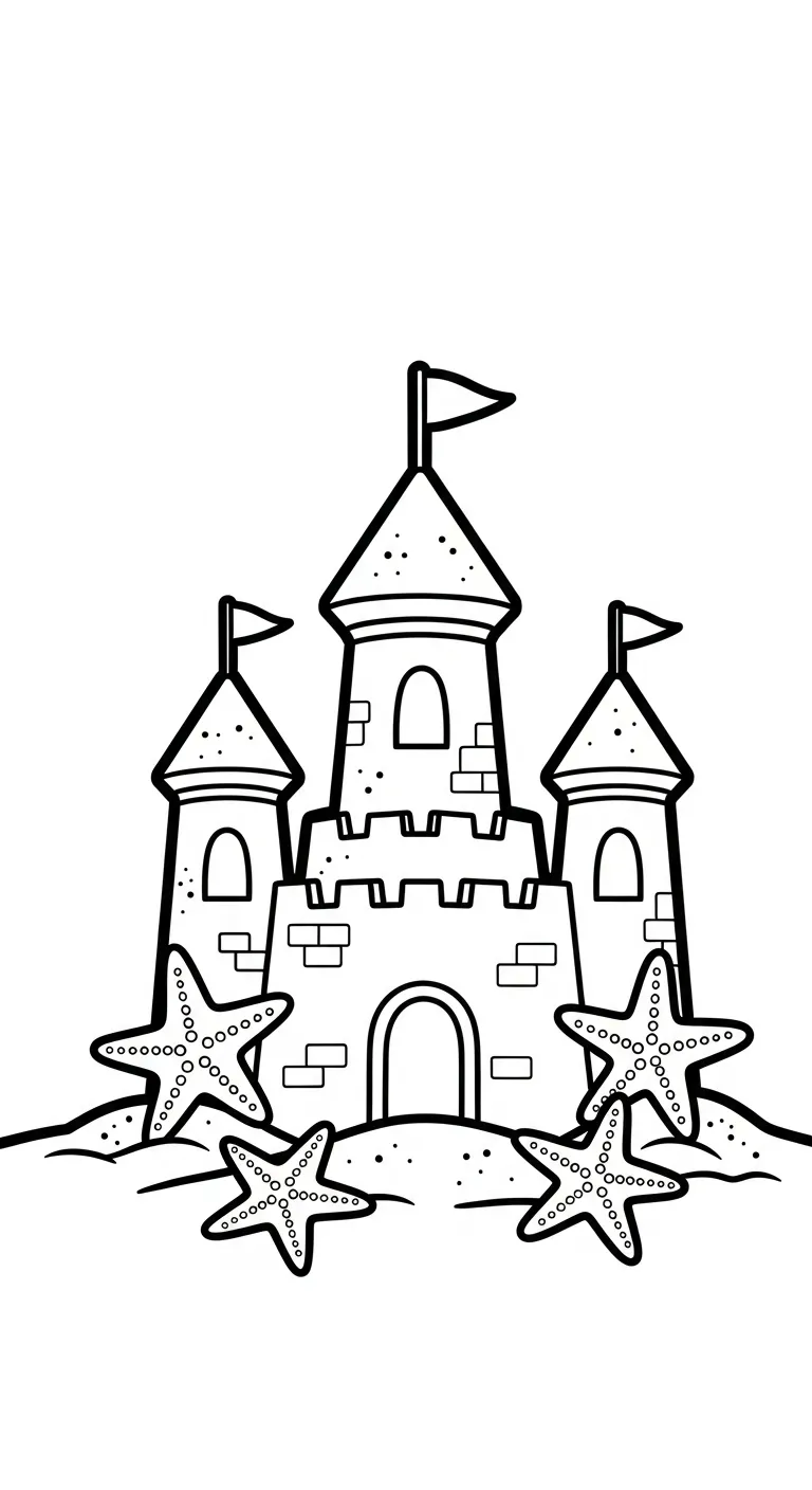 tải hình tô màu Sao Biển miễn phí