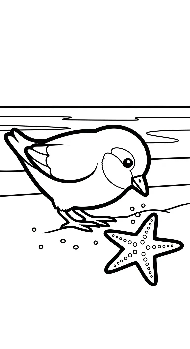 tranh tô màu Sao Biển cho bé 8 tuổi miễn phí