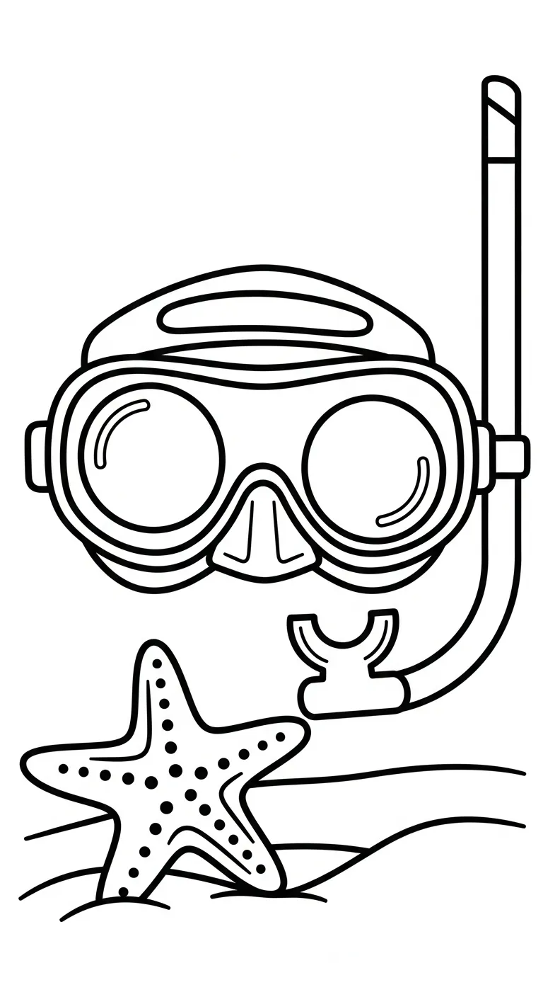 hình tô màu Sao Biển cho bé mới nhất