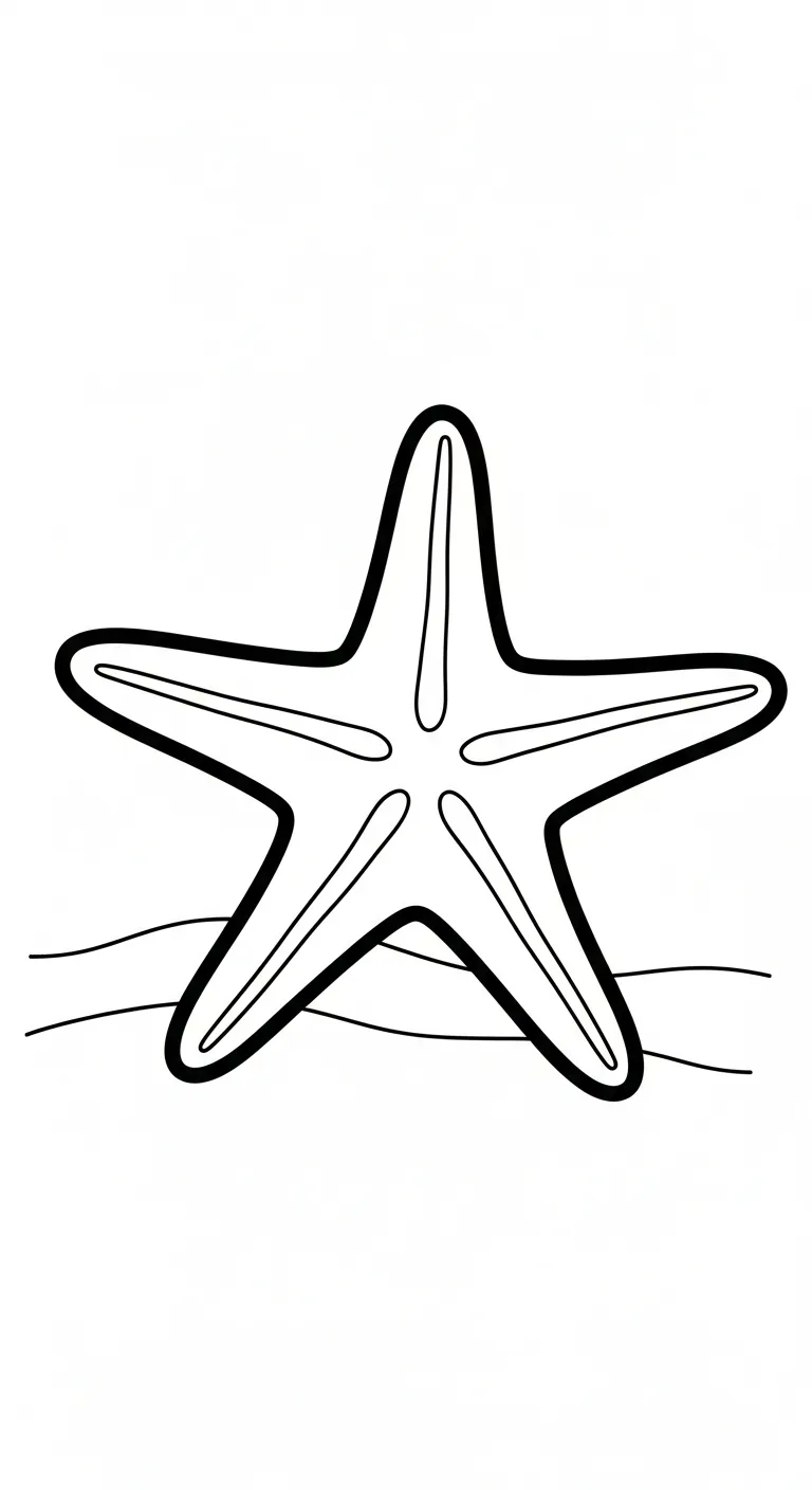 tải hình tô màu Sao Biển cho bé 7 tuổi