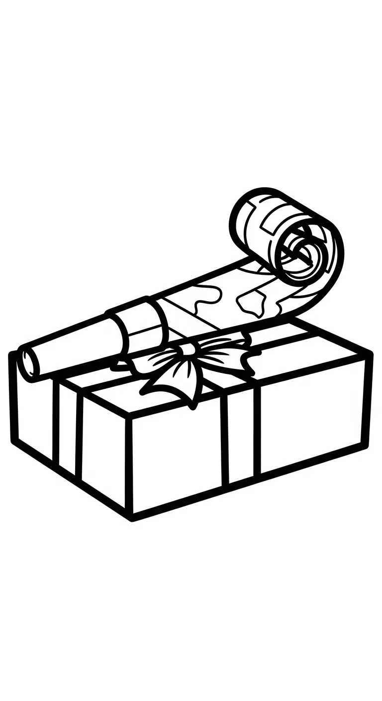 hình tô màu Sinh Nhật cho bé 6 tuổi miễn phí 1