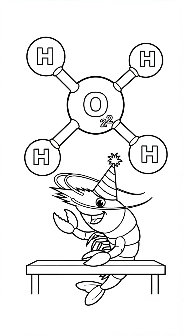 in hình tô màu Tôm