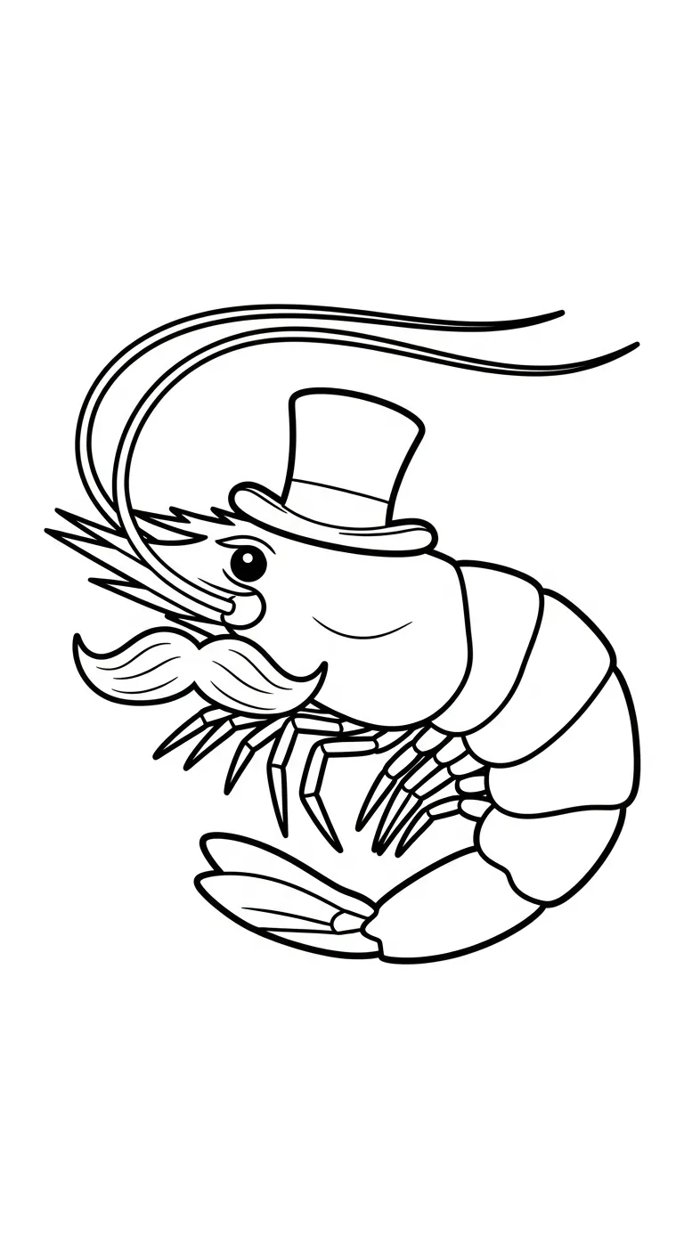 tranh tô màu Tôm cho bé 8 tuổi 2