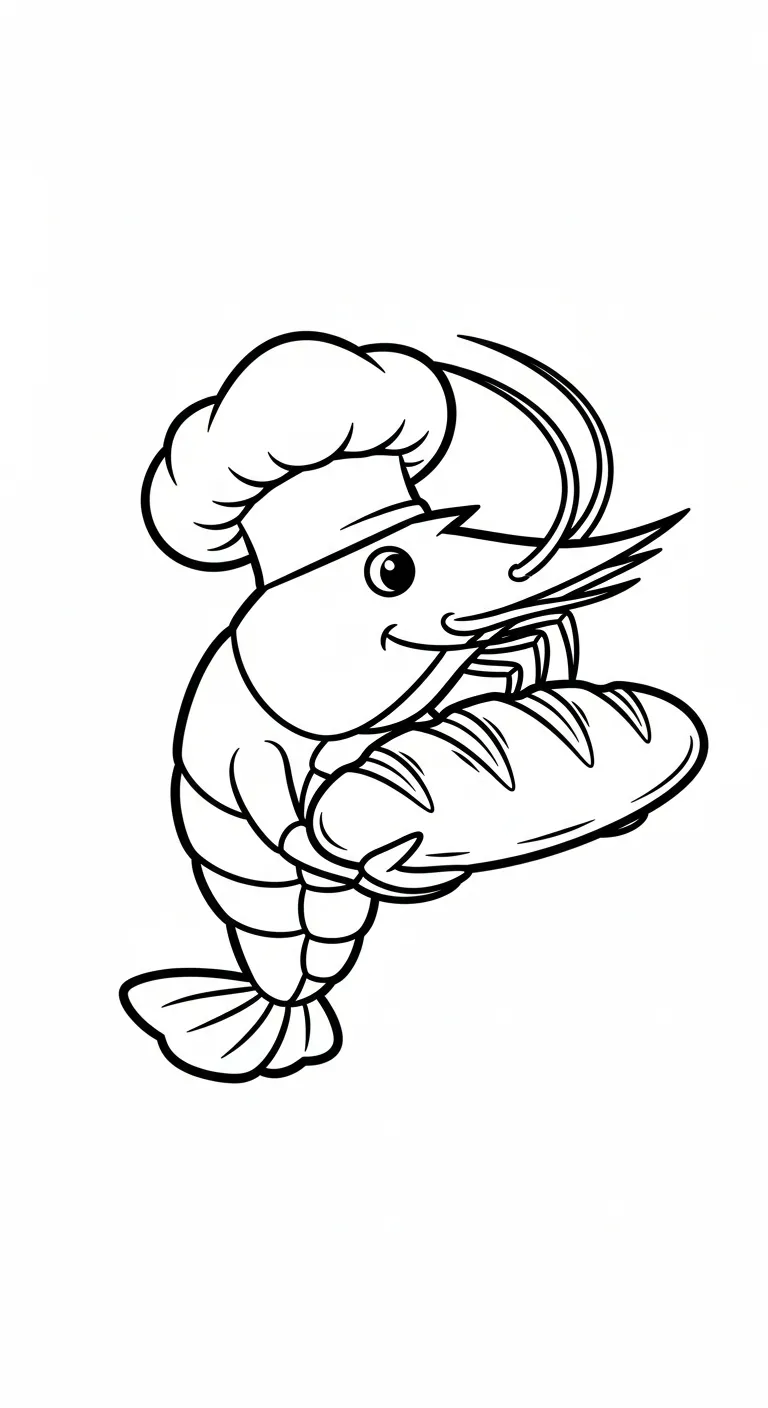 hình tô màu Tôm tập tô 1