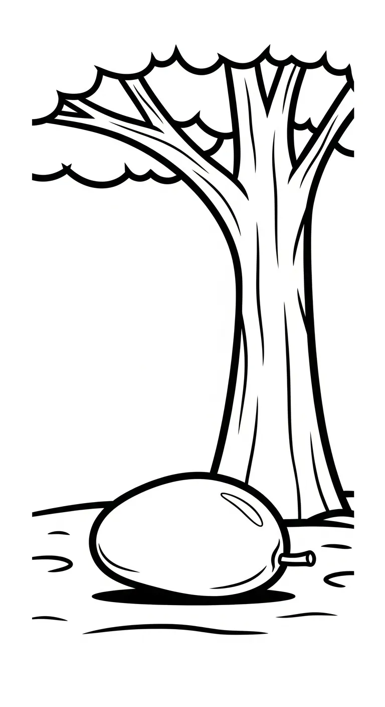 download hình tô màu Xoài cho bé