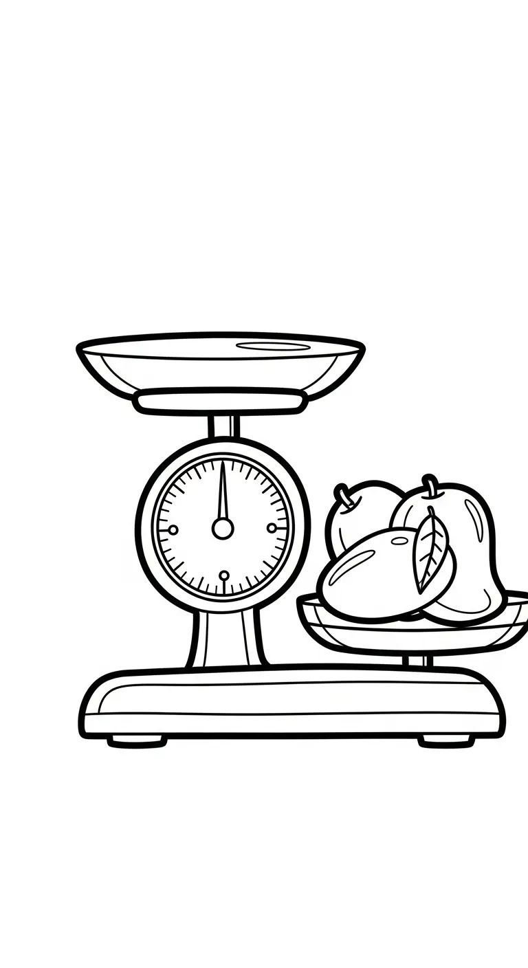 hình tô màu Xoài cho bé 8 tuổi