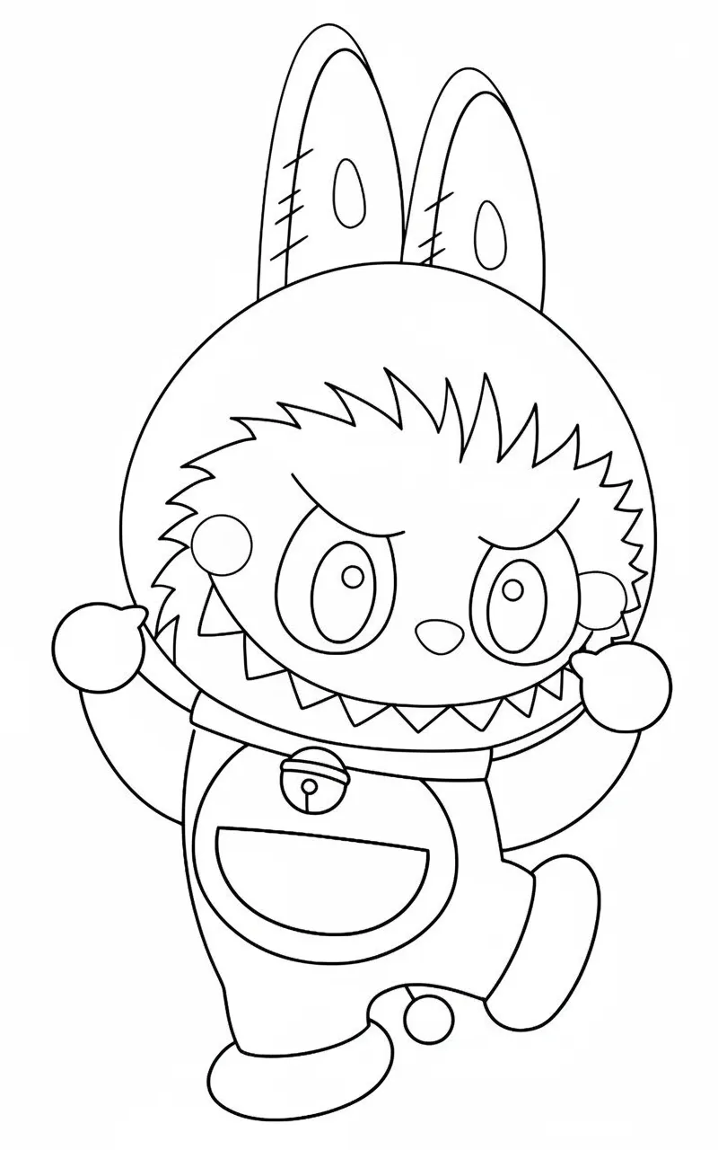 tải hình tô màu labubu cho bé 7 tuổi