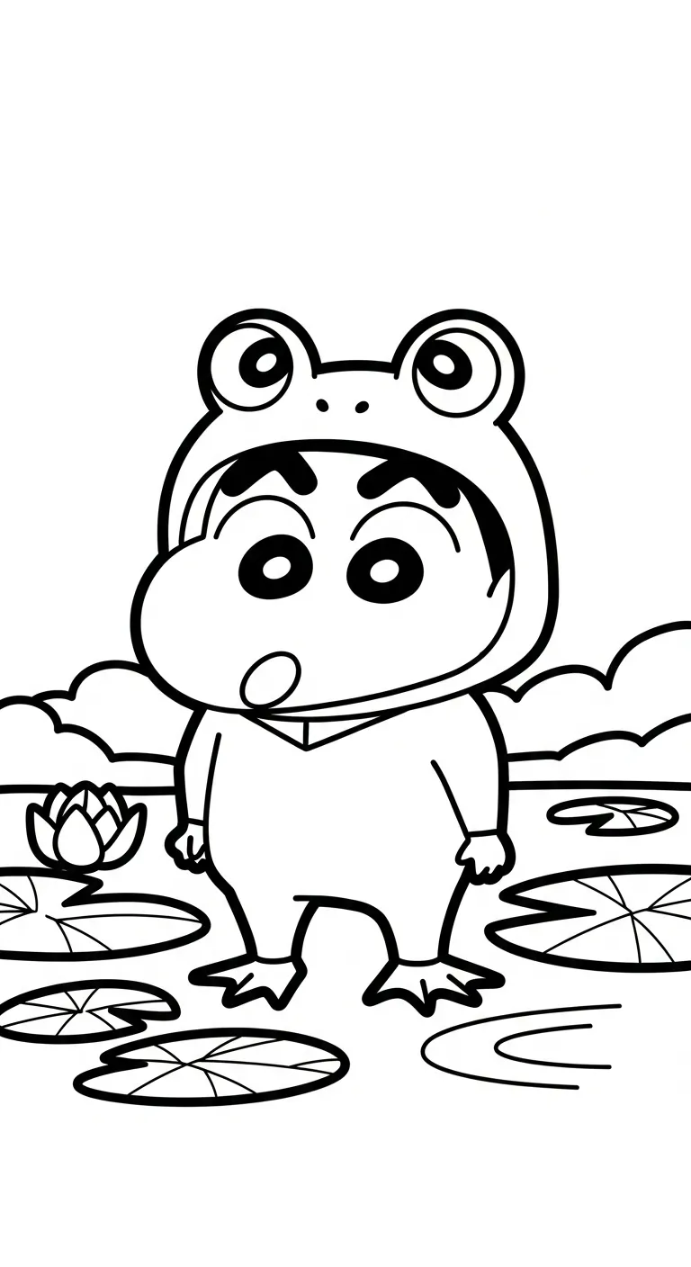 tải hình tô màu Tranh Tô Màu Shin cho bé 3 tuổi