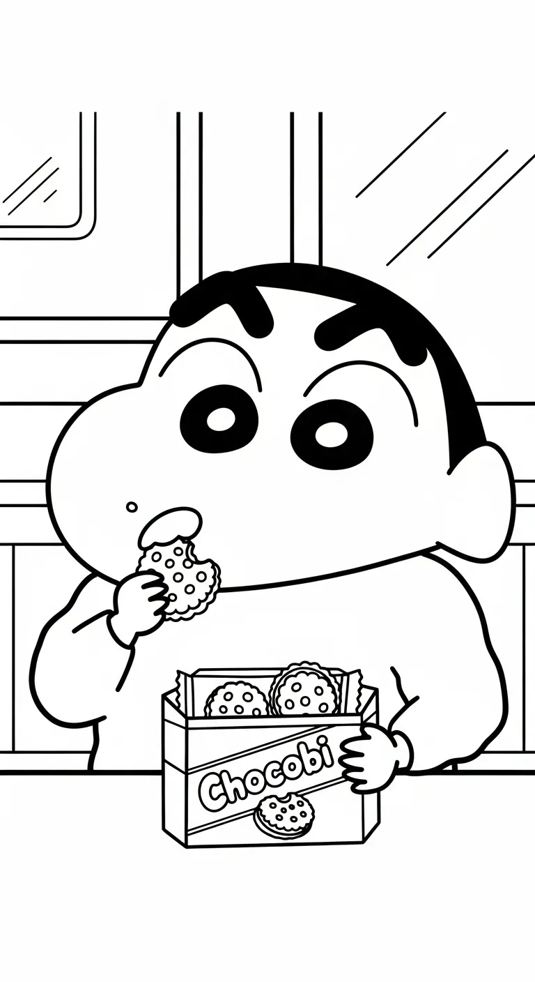 tải hình tô màu Tranh Tô Màu Shin