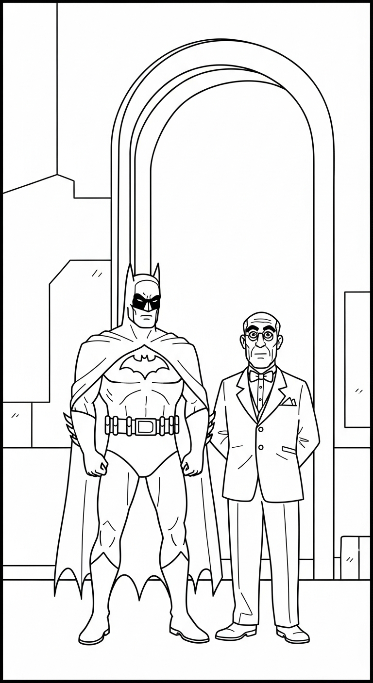 tải hình tô màu Batman chất lượng cao