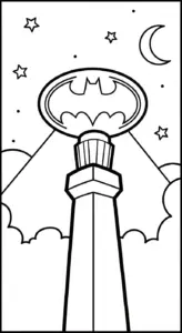 tải tranh tô màu Batman cho bé 3 tuổi